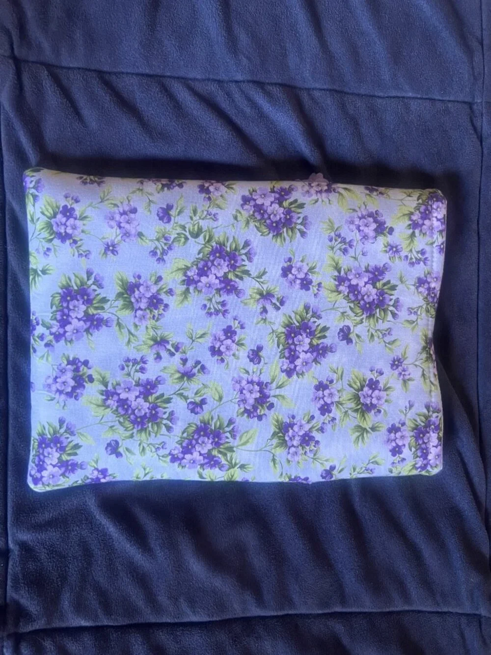 NWOT Front Zipper Pocket, Padded Handmade Mini Book Sleeve, eReader Button Pouch